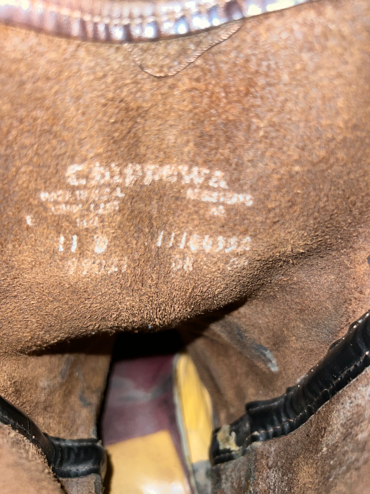 CHIPPEWA 99021 MEN  BROWN LEATHER ELEPHANT PRINT  Cowboy WESTERN BOOTS SIZE 11 D