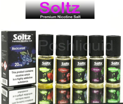 Soltz Nic SALT E Liquid Vape Juice Vape Juice 50VG/PG 5X10ml Pod Salts