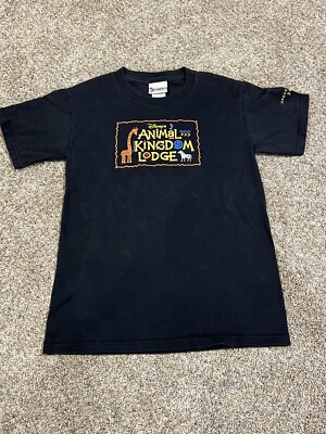 Disney Animal Kingdom Lodge Inaugural Year 2001 T-shirt Black
