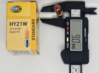 1x HELLA HY21W Glühlampe Blinkleuchte STANDARD Glühlampe, Blinkleuchte