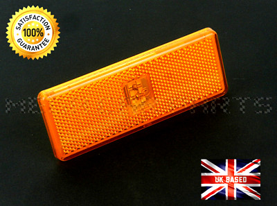 FOR MERCEDES ACTROS 1996-ON 1 x LED SIDE MARKER REFLECTOR LIGHT LAMP LENS AMBER