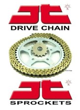 Suzuki GSX750 Katana (pop-up) 84-86 JT Super-HD Z3 X-Ring Gold Chain +Sprockets