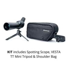 Image of Vanguard Vesta 460A 15-50x60 Angled Spotting Scope Kit with Tripod & Case