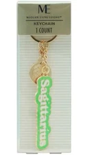 Zodiac Keychain Sagittarius by Modern Expressions Zodiac Sign Keychain w/charm