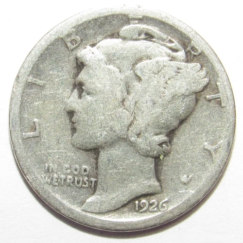 1926 S Mercury Dime VG (V107)