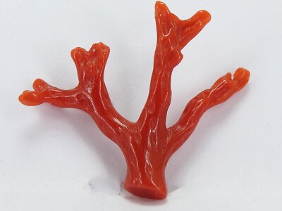 Natural Red Coral Polished Rough Stick  For Jewelry Making 26X5MM