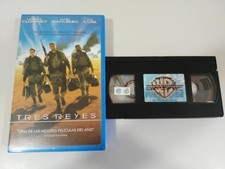 Three Kings George Clooney Mark Wahlberg Cube VHS Tape Collector Spanish