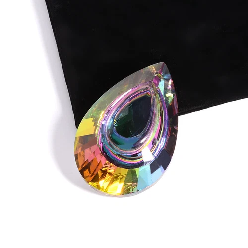 Colorful Chandelier Glass Crystals Lamp Prisms Parts Hanging Drops Pendants - Picture 17 of 21