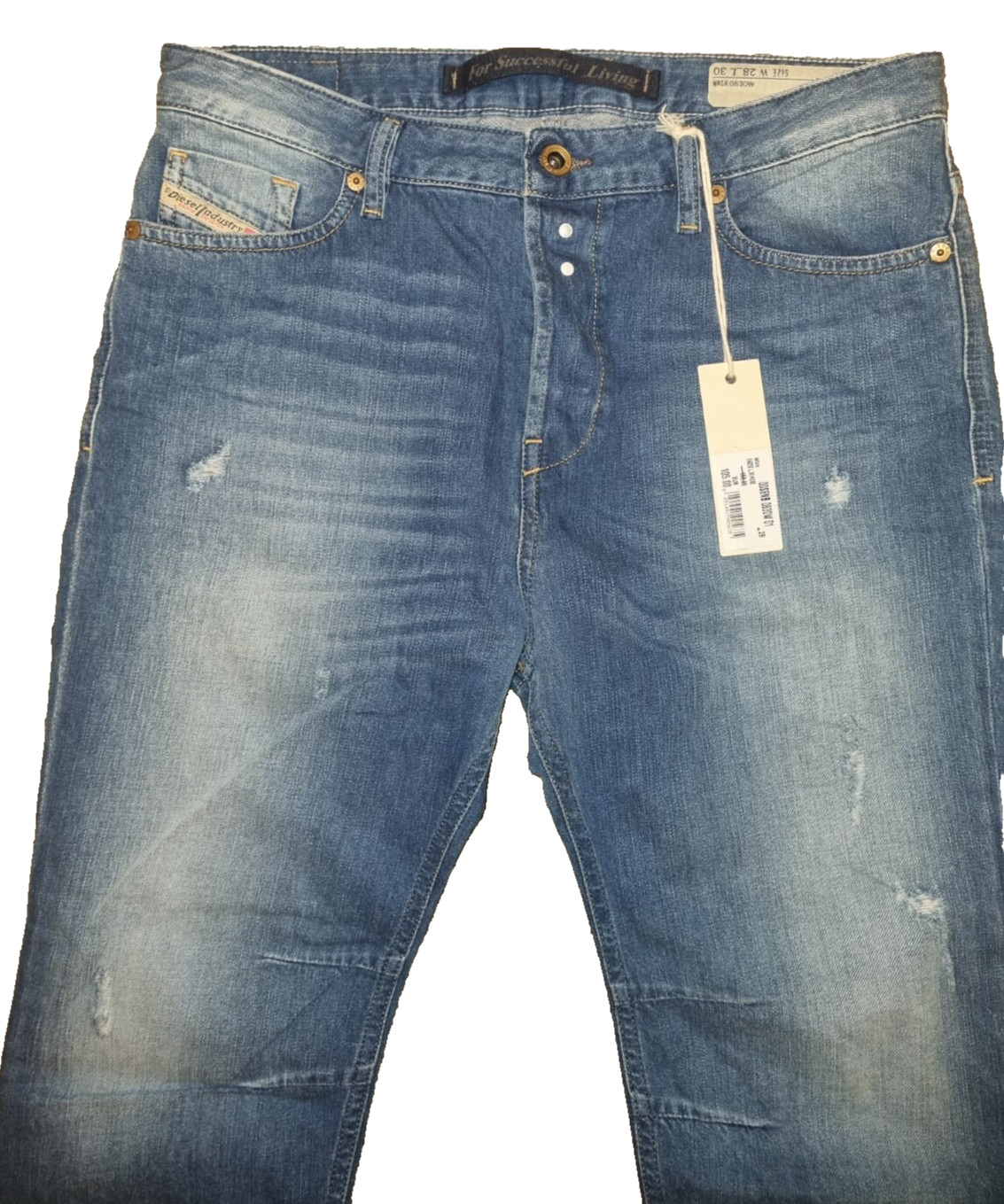 DIESEL Womens Jeans EAZEE W28 L30 Relaxed Boyfriend Low Waist 0830W TXX image 3