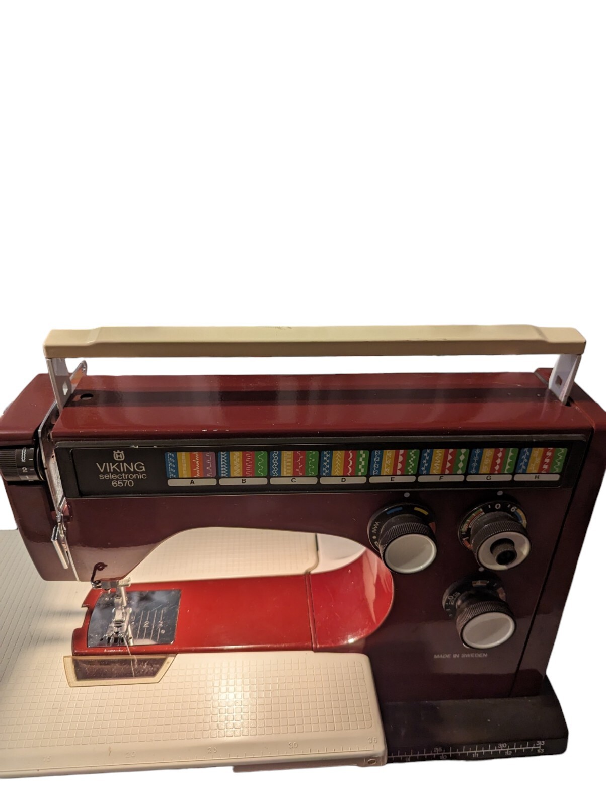 HUSQVARNA Viking Selectronic 6570 Sewing Machine, Pedal/cord Runs eBay