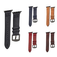 Luxury Genuine Leather Band For iWatch Series 10/9/8/7/6/5/4/3/2/1 42/44/45/49mm
