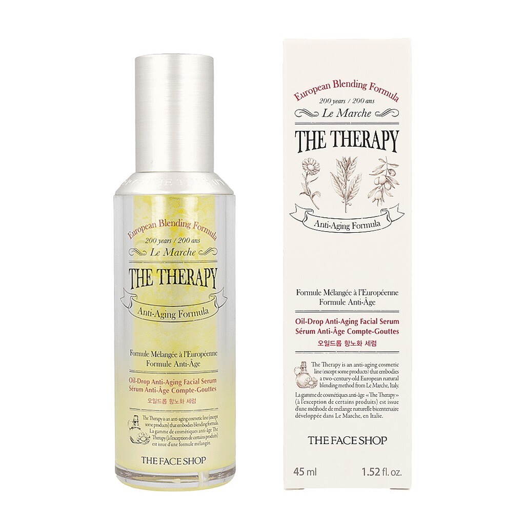 US SELLER THE FACE SHOP The Therapy Oil Drop Anti Aging Facial Serum 45ml