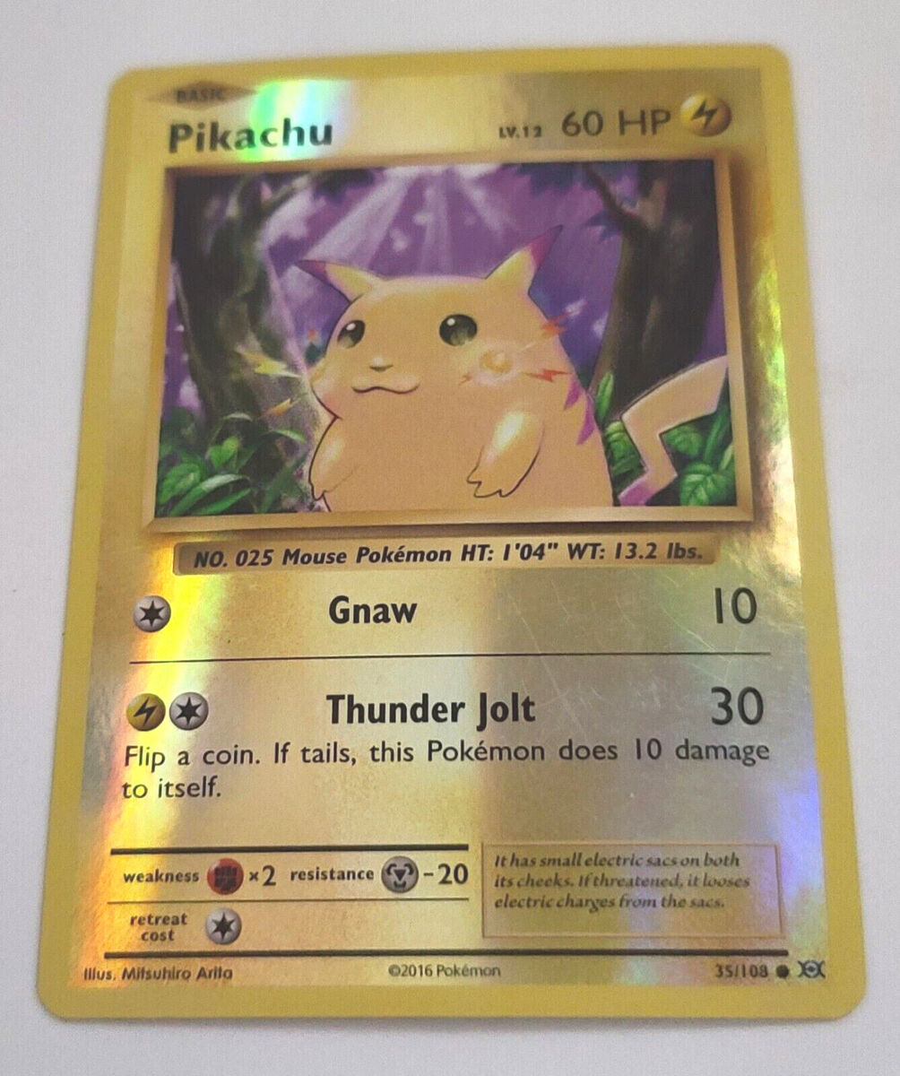 ポケモントランプ　XY Pokemon Card 2016 Pikachu XY Evolutions Reverse Holo 35/108