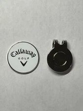 Callaway Golf 1" Flat Coin Style Golf Marker W/BONUS HAT CLIP - A Great Deal!