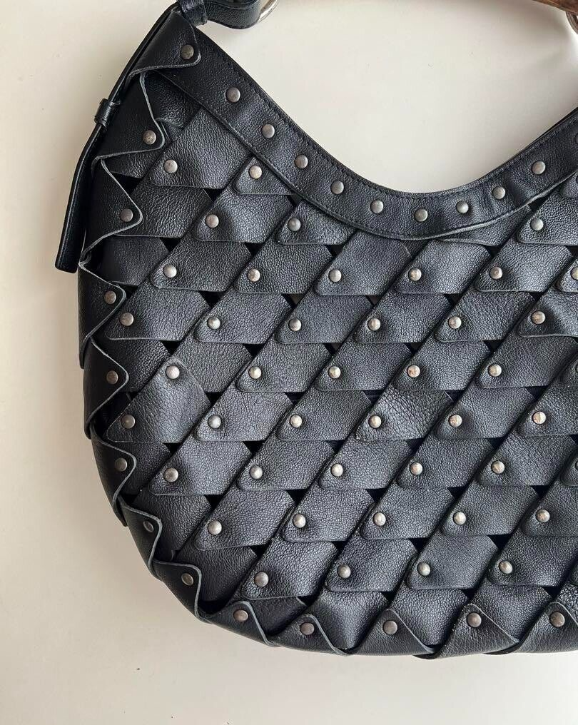バッグ YVES SAINT LAURENT rive gauche Mombasa Rive Gauche Mombasa Leather Hobo Bag – Second Nature Boutique