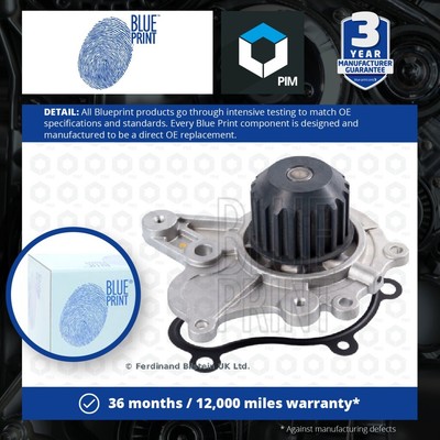 Water Pump fits HYUNDAI TRAJET FO 2.0D 01 to 08 D4EA Coolant Blue Print Quality