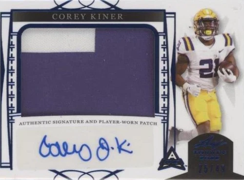 2022 Leaf Trinity Corey Kiner #PA-CK1