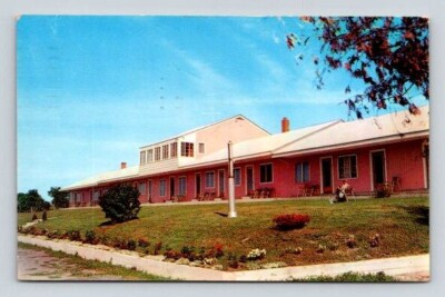 Morley's Motel Morristown New York Postcard 1961