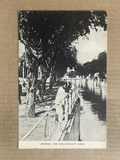 Postcard Indonesia Dutch East Indies Batavia Jakarta Canal Canadian Pacific PC