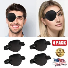 4PCS New 3D Adjustable Eye Patches for Left or Right Eyes for Adults and Kids US