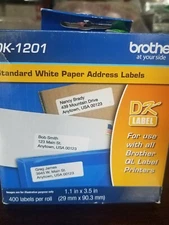 Brother International DK1201 Address Label
