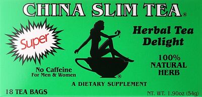 1/5/8/12/20 Boxes, China Slim Herbal Tea Delight Super 100% Natural, 18 Tea Bags