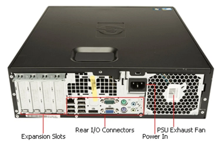 HP Business Class Windows 7 Pro Intel Dual Core 3GHz 500GB DVD WiFi 8GB Desktop - Image 4 of 4