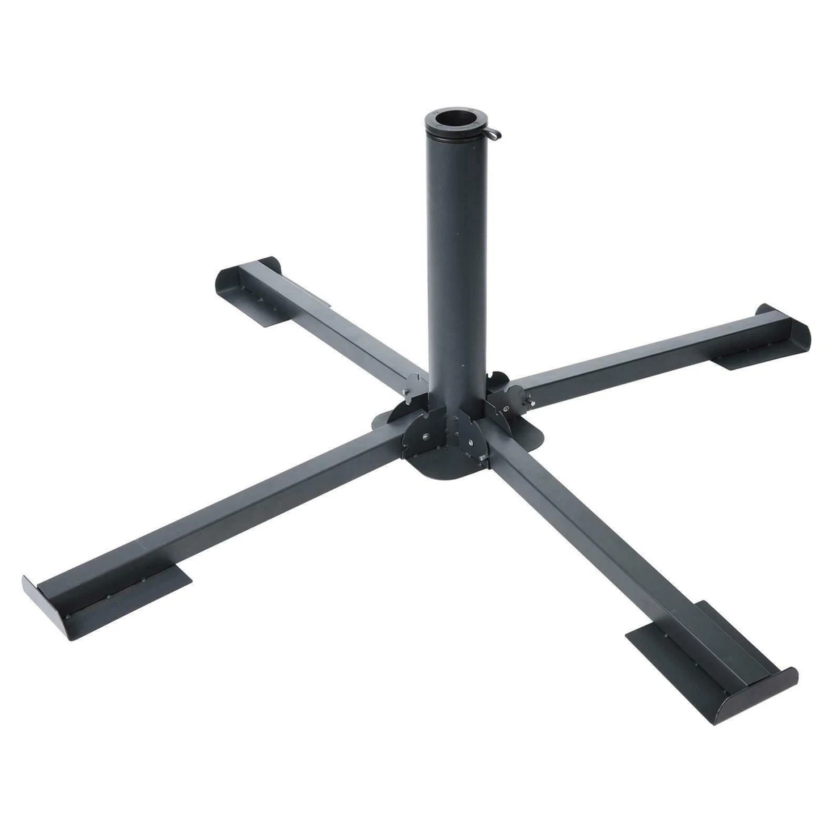Parasol Large Stand Metal Foldable Garden Umbrella Base Parasol Sun Shade