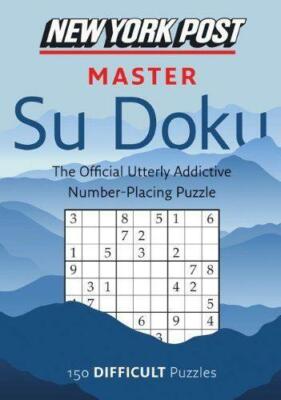 New York Post Su Doku Master numbers Puzzles.New Book.[Paperback]