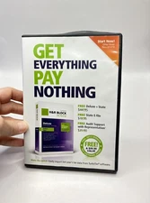 H&R Block At Home Deluxe + E-file + State 2012 Vintage Computer Program