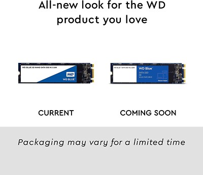 Western Digital 250GB WD Blue 3D NAND Internal PC SSD - SATA III 6