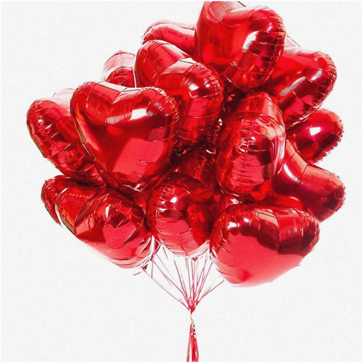 Heart Mylar Balloon Bouquet