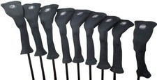Majek All True Hybrid Golf Club Gray Grey Acrylic Hybrids Headcover Set 3-SW