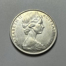 1966 Round 50 Cent Coin - 80% Silver Highly Collectable - Australian Fifty Cent