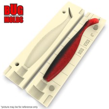 Bait DIY Fishing Mold Soft Plastic Baits Lure Plastisol Bass ProShadFiretails