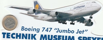 STICKERS . TECHNIK MUSEUM by SINSHEIM & SPEYER. Lufthansa