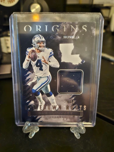 Dak Prescott 2022 Panini Origins Hometown Roots Relic #/99 GEM MT Dallas Cowboys