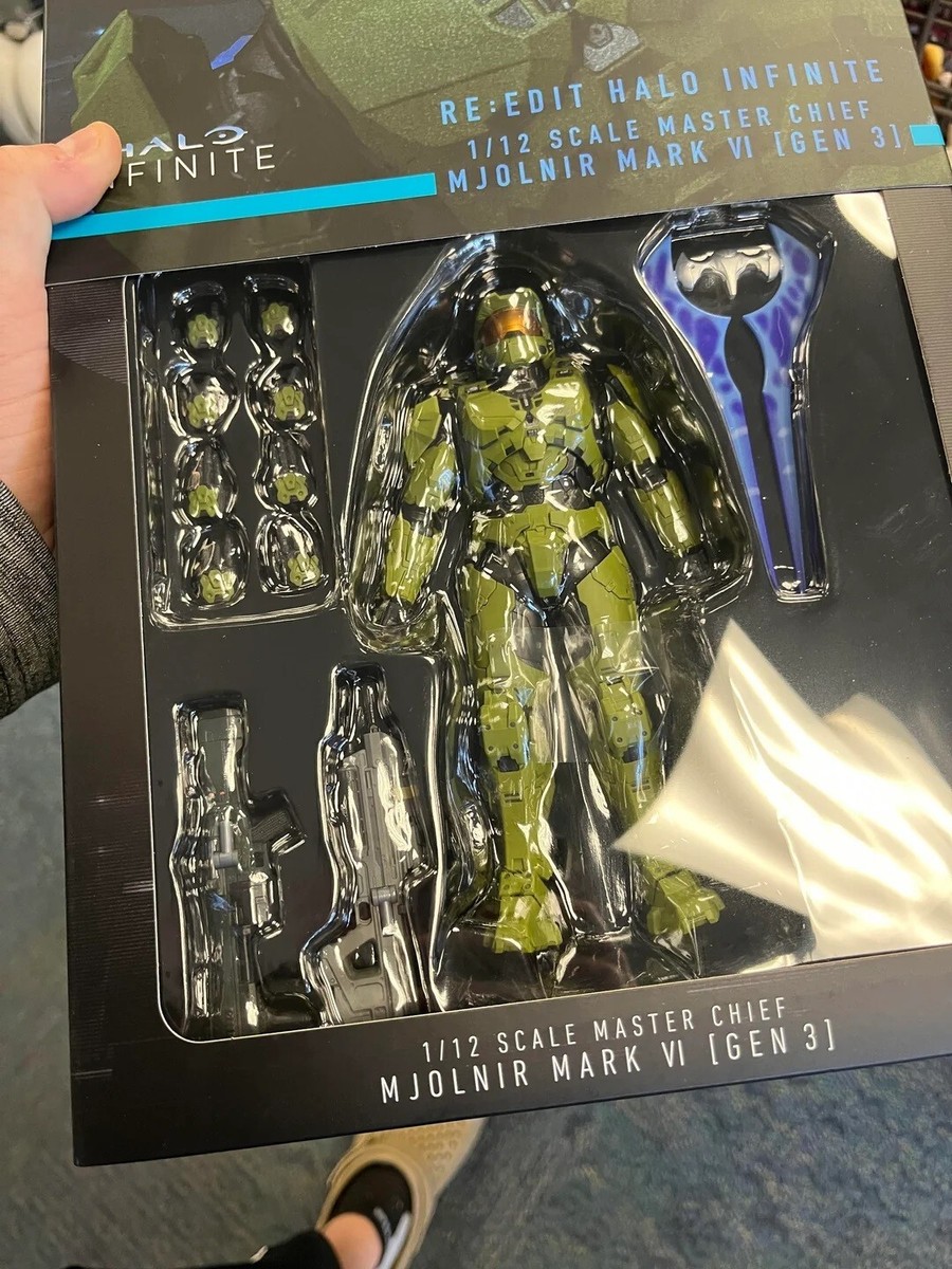 Halo Infinite Master Chief 1:12 PVC Mjolnir Mark VI Action Figure