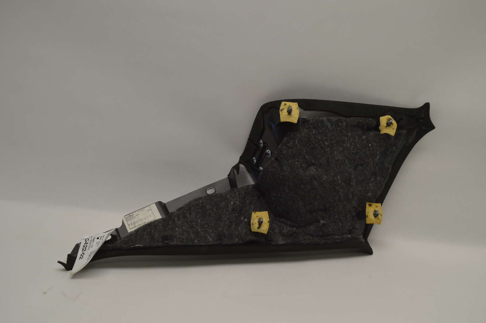 2008-2012 MASERATI GRANTURISMO REAR LEFT DRIVER C PILLAR TRIM COVER SUEDE OEM