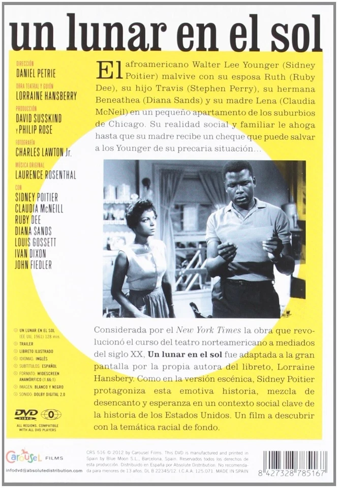 Un Lunar En El Sol (A Raisin In The Sun) - Daniel Petrie - Imagen 2 de 2