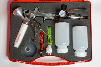 Powder Coating System NordicPulver PRO+ with Case Powder Paint Spray Gun US plug
