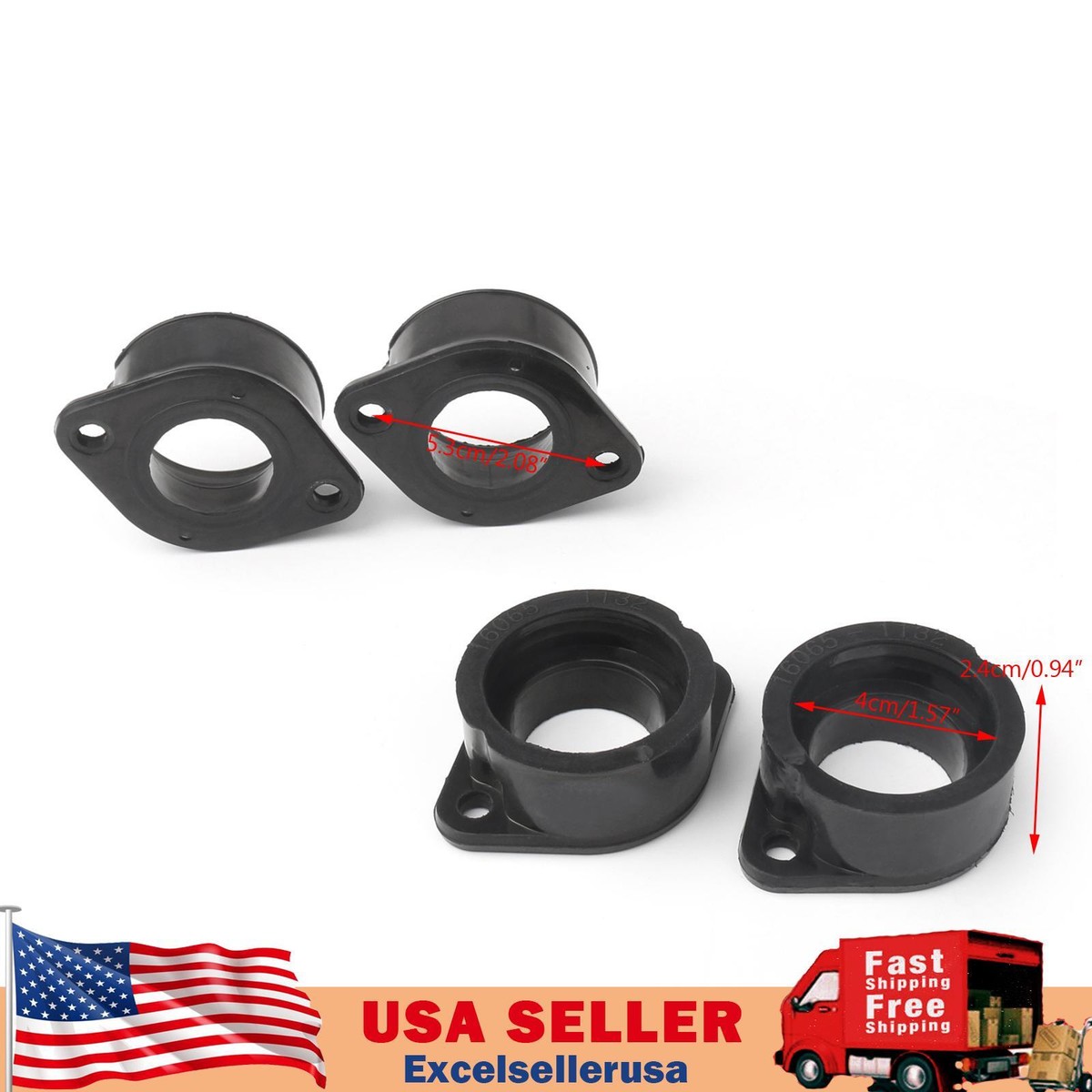 Intake Manifold Carb Boots Set Fit for Kawasaki KZ650/KZ700/KZ750