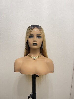New! 20  4x4 Lace Closure Wig, Human Hair Customized Ombre 4/27