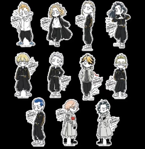 high&low シール Tokyo Revengers 2nd Stickers B-Side Label 11 Types japan limited