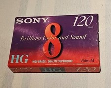 SONY 8mm High Grade 120 Minute Video Tape Cassette P6-120HGD - New/Sealed F/ship