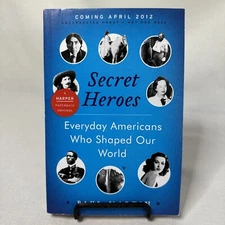 Secret Heroes Paul Martin 2012 Softcover Used Book Uncorrected Proof Rare