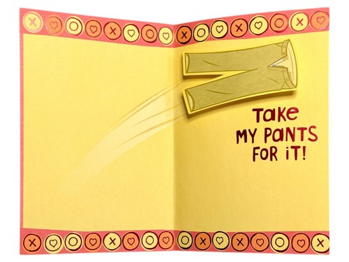 Funny Adult SWEETEST DAY Card, Take My Pants For It Humor by Hallmark + Envelope - Picture 2 of 5