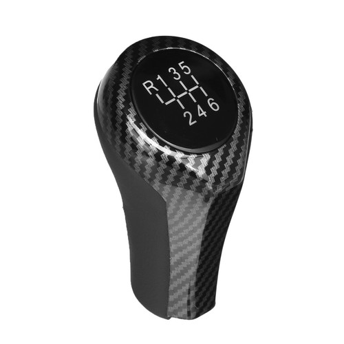 6 Speed Carbon Fiber Gear Shift Knob W/LED Light For 1-Series E81/E82 2005-2011 - Picture 11 of 19