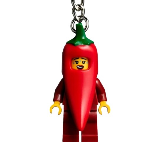 Lego Chili Girl 854234 Minifigure Keychain Keyring New with tag in Hand ...