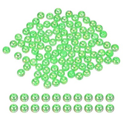 For fishing, 200 acrylic beads 10mm light green for lures